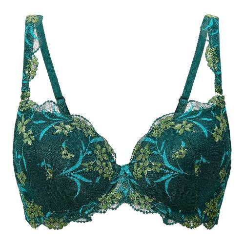 LingaDore Pine Green Lace pine green padded bra