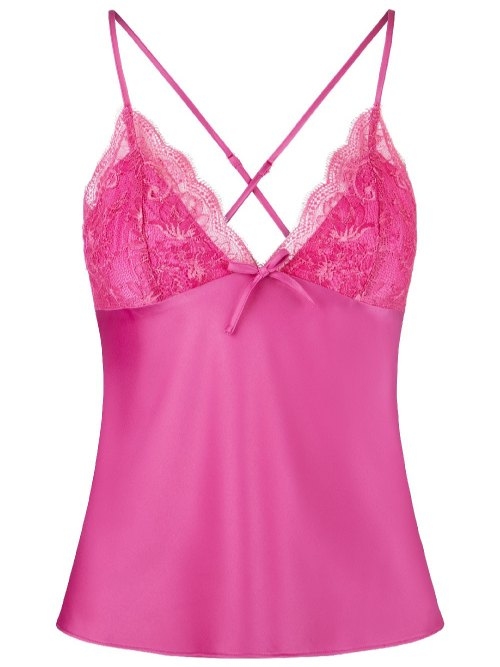 LingaDore Night 8006 pink spaghetti top