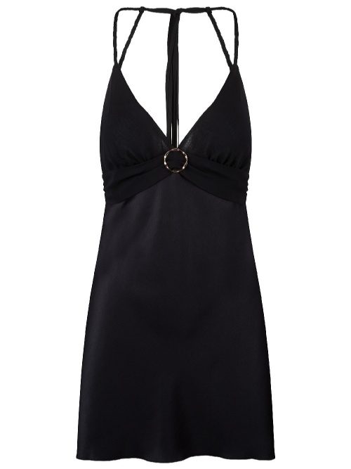LingaDore Night 8008 black slipdress