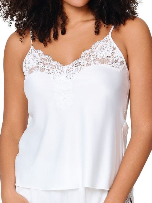 LingaDore Night 8301 ivory spaghetti top