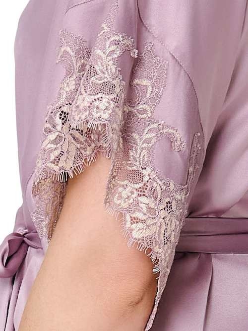 LingaDore Night 8302 taupe kimono