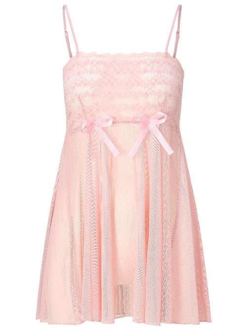 LingaDore Night 8303 pink slipdress