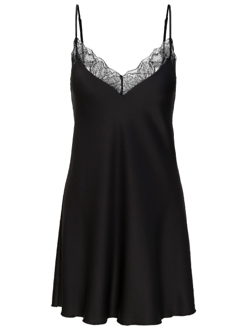 LingaDore Night 8501 black slipdress