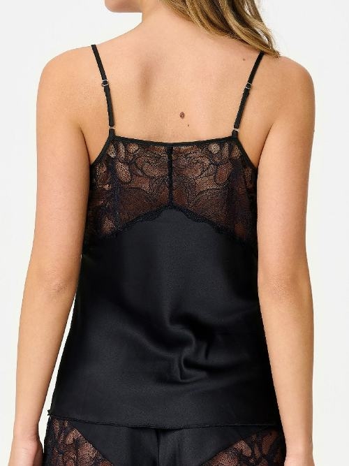 LingaDore Night 8501 black spaghetti top