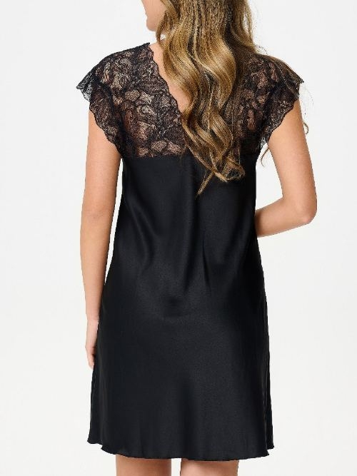 LingaDore Night 8501 black nightdress