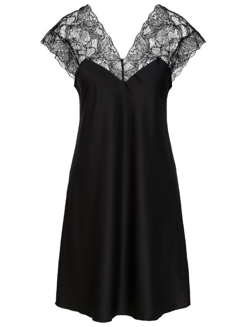 LingaDore Night 8501 black nightdress