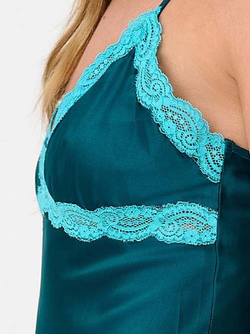 LingaDore Night 8502 pine green slipdress