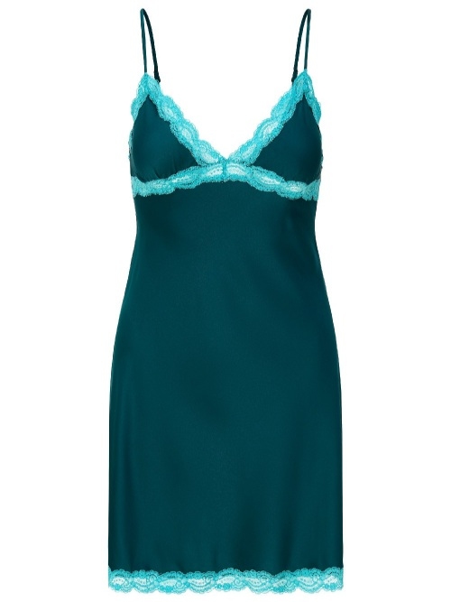 LingaDore Night 8502 pine green slipdress