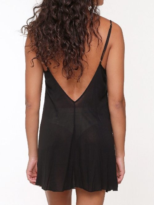 LingaDore Night 15857 black slipdress