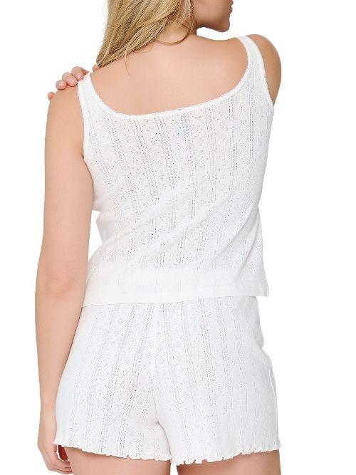 LingaDore Night 8404 off white shortama