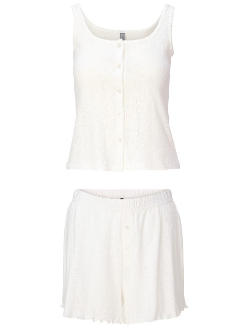 LingaDore Night 8404 off white shortama