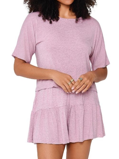 LingaDore Night 8405 pink shortama