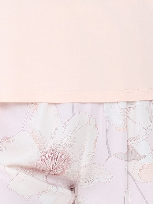 LingaDore Night 8408 apricot/print shortama