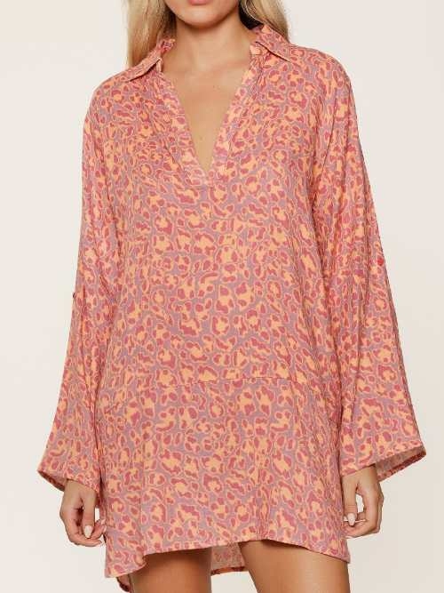LingaDore Night 8115 leopard nightdress