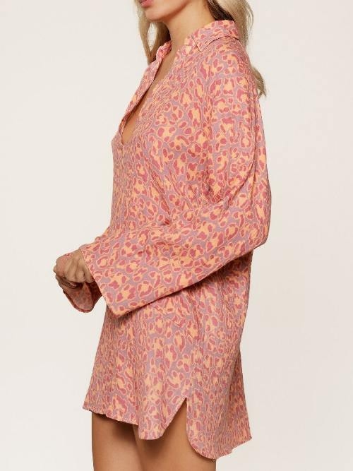 LingaDore Night 8115 leopard nightdress