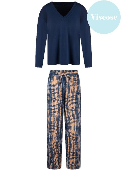 LingaDore Night 8105 dark denim pajama