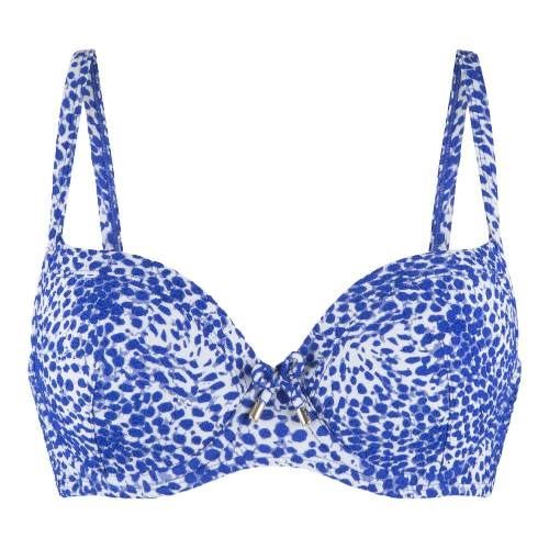 LingaDore Beach 7709 white/blue padded bikini bra