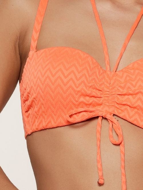 LingaDore Beach 7710 coral padded bikini bra