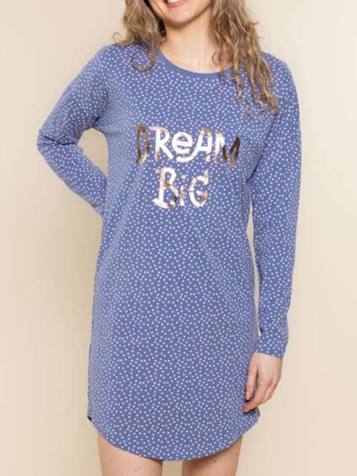 Charlie Choe Daydreams blue sleep shirt