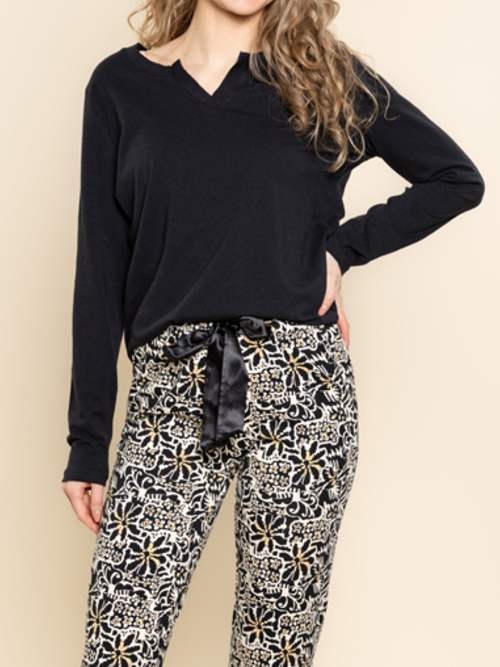 Charlie Choe Nightfall black sleep shirt