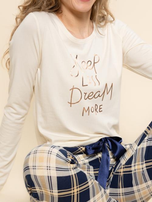 Charlie Choe Awesome Family ivory sleep shirt