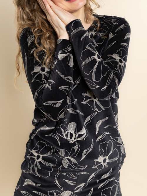 Charlie Choe Nightfall black pajama