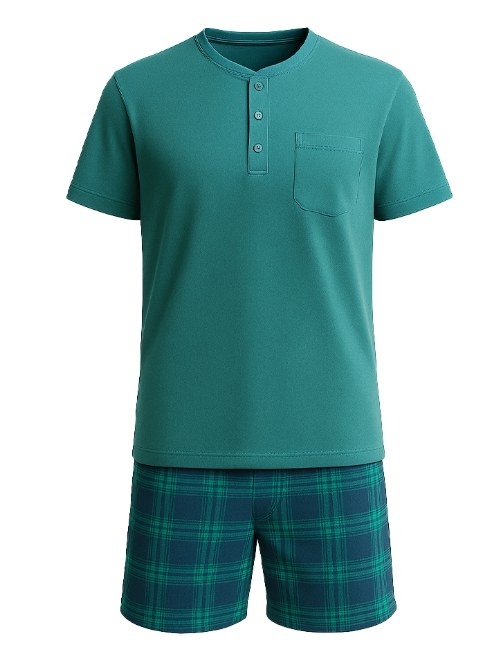 Charlie Choe Men emerald shortama