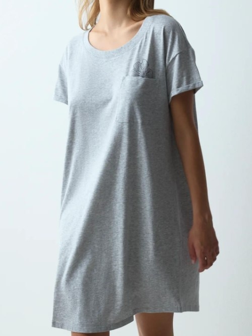 Triumph Nightdresses dark grey melange nightdress