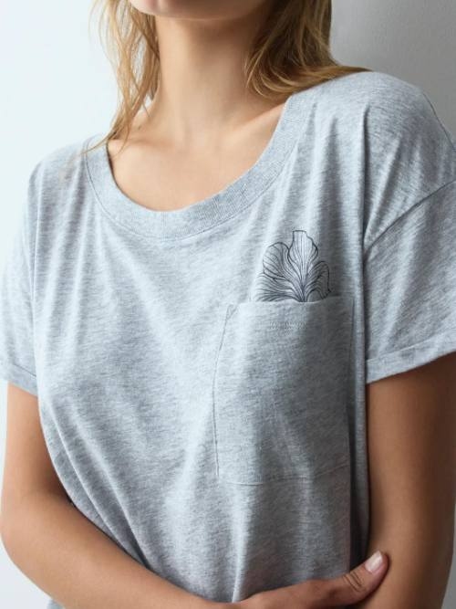 Triumph Nightdresses dark grey melange nightdress
