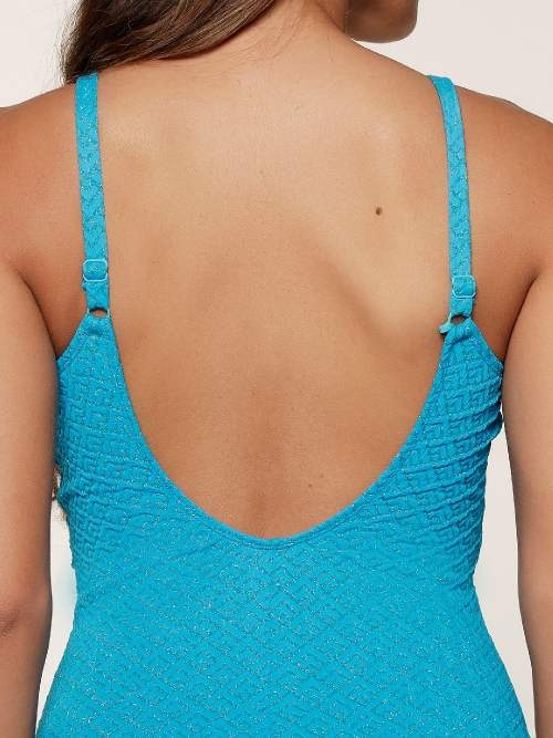 LingaDore Beach  blue bathingsuit