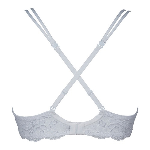 After Eden Puck white push up bra