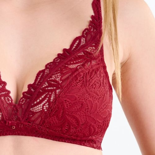 Lisca Tiara cranberry juice wireless bra