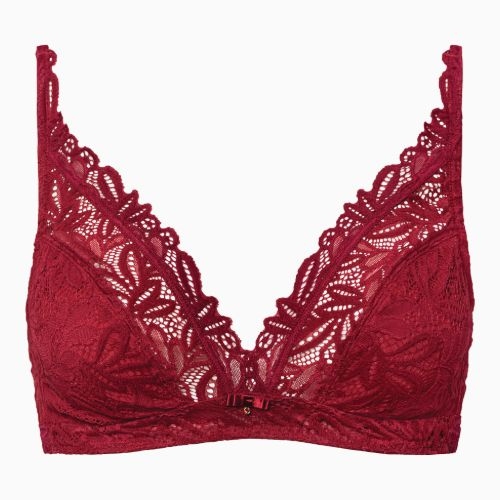 Lisca Tiara cranberry juice wireless bra
