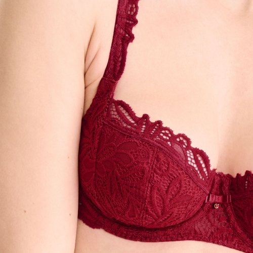Lisca Tiara cranberry juice non-padded bra