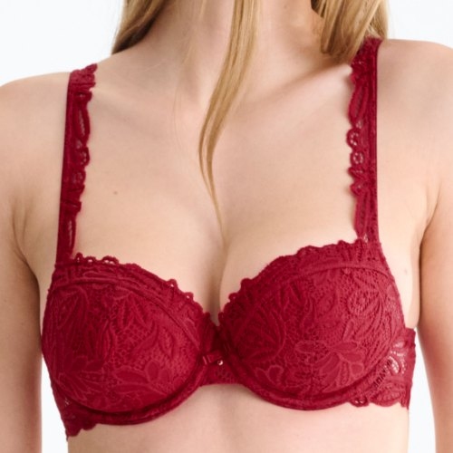 Lisca Tiara cranberry juice padded bra