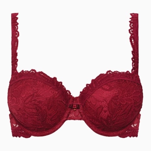 Lisca Tiara cranberry juice padded bra