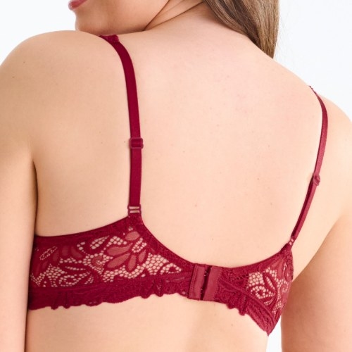 Lisca Tiara cranberry juice padded bra