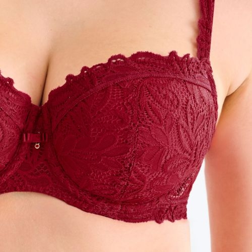 Lisca Tiara cranberry juice padded bra