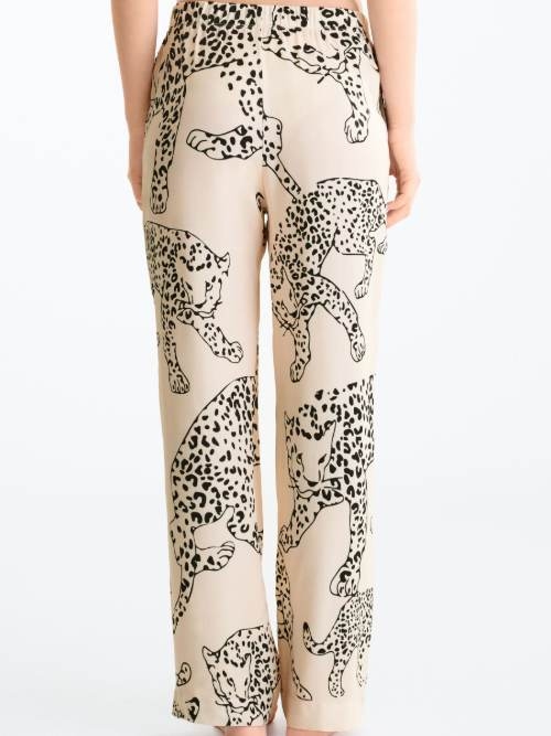 Lisca Nachtmode Tamara leopard spots pyjama pant