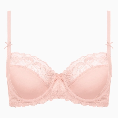 Lisca Sugarlace cherry crimson non-padded bra
