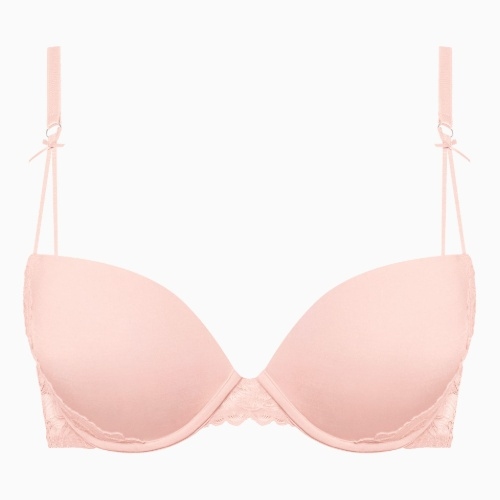 Lisca Sugarlace pink mist push up bra