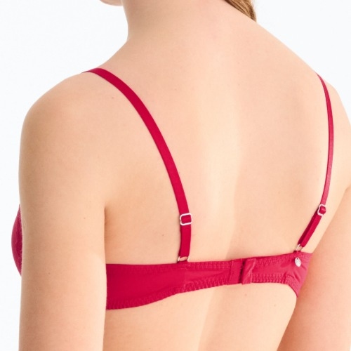 Lisca Sugarlace cherry crimson push up bra