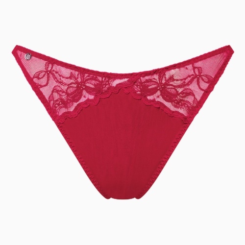 Lisca Sugarlace cherry crimson thong