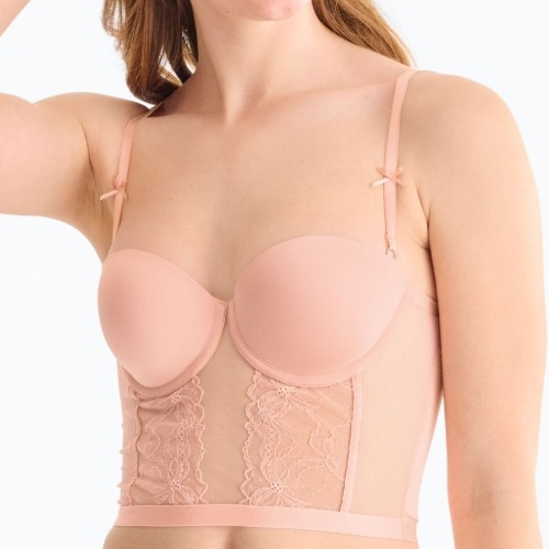 Lisca Sugarlace pink mist padded bra