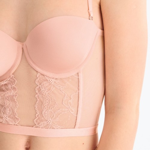 Lisca Sugarlace pink mist padded bra