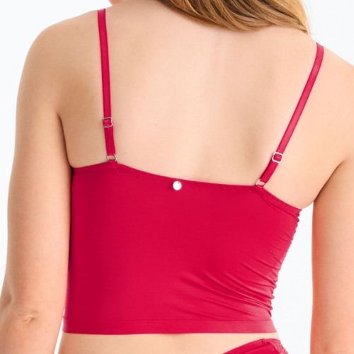 Lisca Sugarlace cherry crimson padded bra