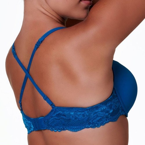 After Eden Puck petrol push up bra