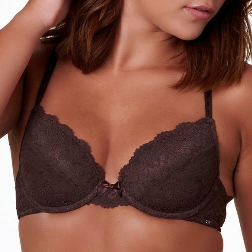 After Eden Molly dark brown padded bra