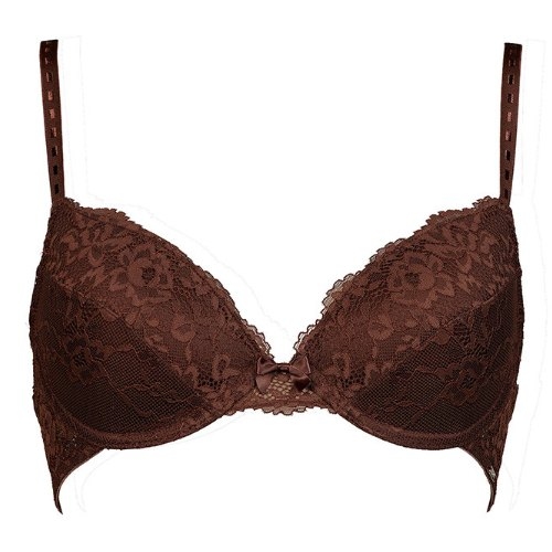 After Eden Molly dark brown padded bra