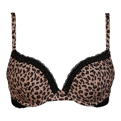 After Eden Giselle animal print padded bra